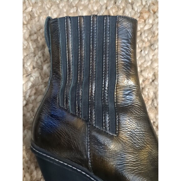 Donald Pliner Boot Western Couture Jaira Metallic Pig Leather Boot Shoe Goring - Picture 4 of 16